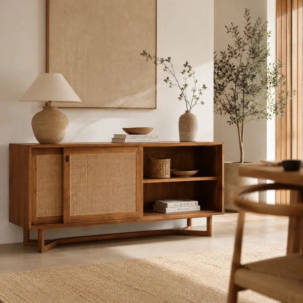 Buffet Rotan Minimalis Ravello