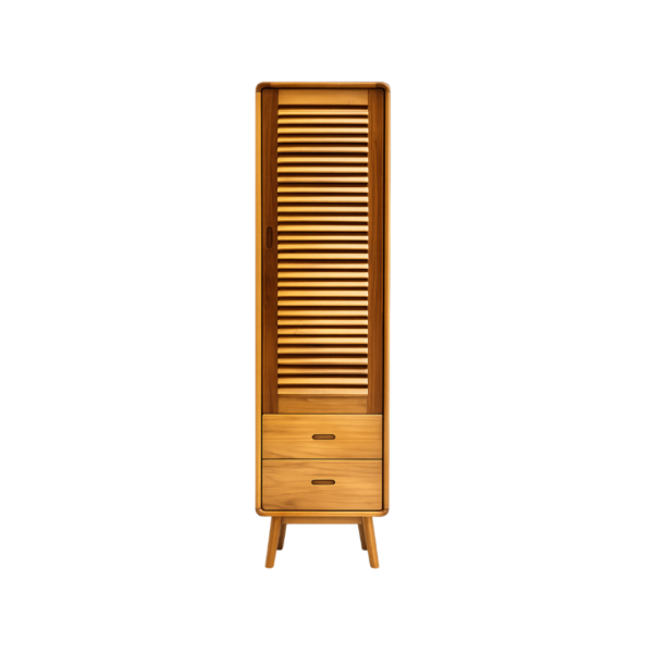 Cabinet Penyimpanan Kayu Louvra