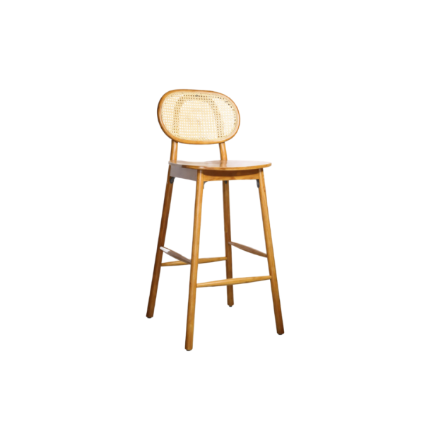 Kitchen Stool Rotan Lunaro