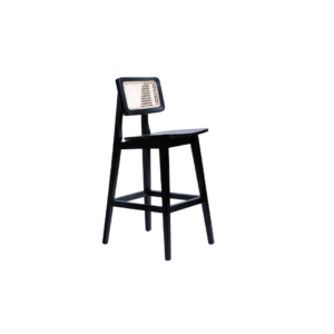 Stool Cafe Modern Obsidian