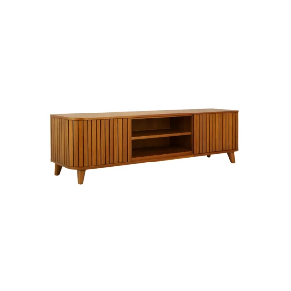 Meja TV minimalis Velmora kayu modern