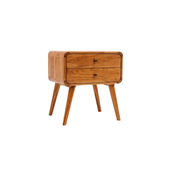 Nakas kayu minimalis Velto natural modern