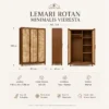 Lemari Rotan Minimalis Vieresta