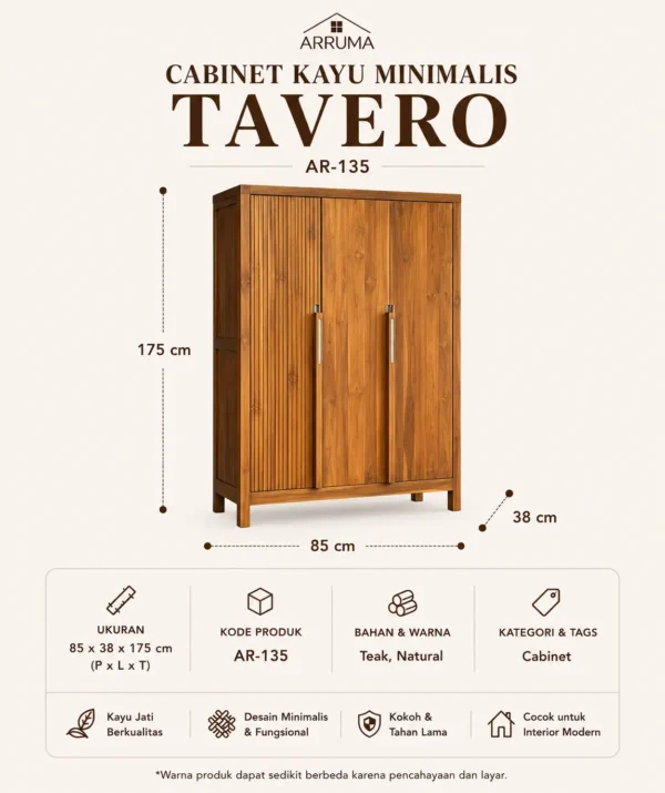 Cabinet Kayu Minimalis Tavero