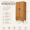 Lemari Kayu Minimalis Nordelle