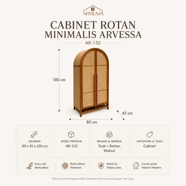 Cabinet Rotan Minimalis Arvessa