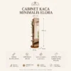 Cabinet Kaca Minimalis Elora