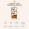 Cabinet Kayu Minimalis Gridova