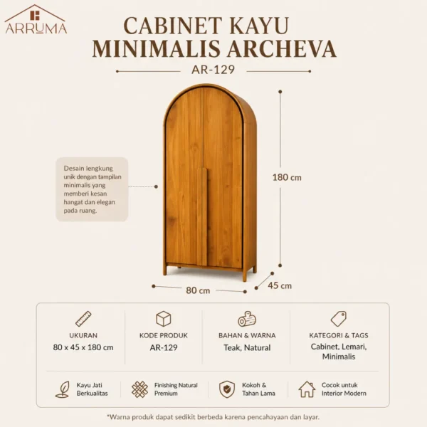 Cabinet Kayu Minimalis Archeva
