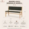 Bangku Kayu Minimalis Norell