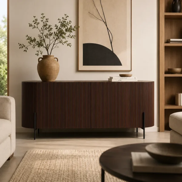 Lifestyle Interior Buffet Kayu Minimalis Veltrano