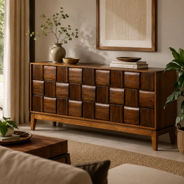 Buffet Kayu Minimalis Solano