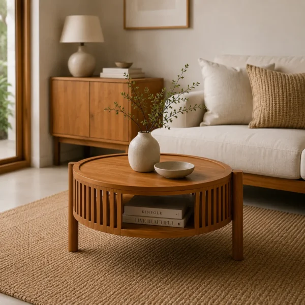 Lifestyle Interior Kimi Meja Kayu Minimalis Kimi